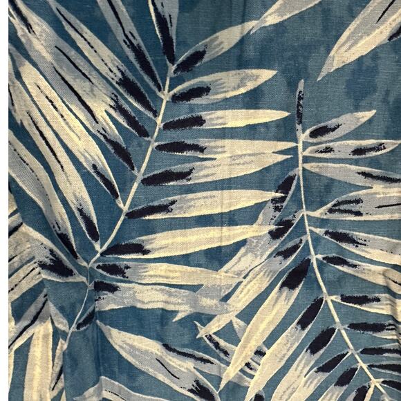 Jones New York Palm Print Linen Blend Cropped Pants – Blue | Women’s Sz L NWOT - Picture 3 of 9